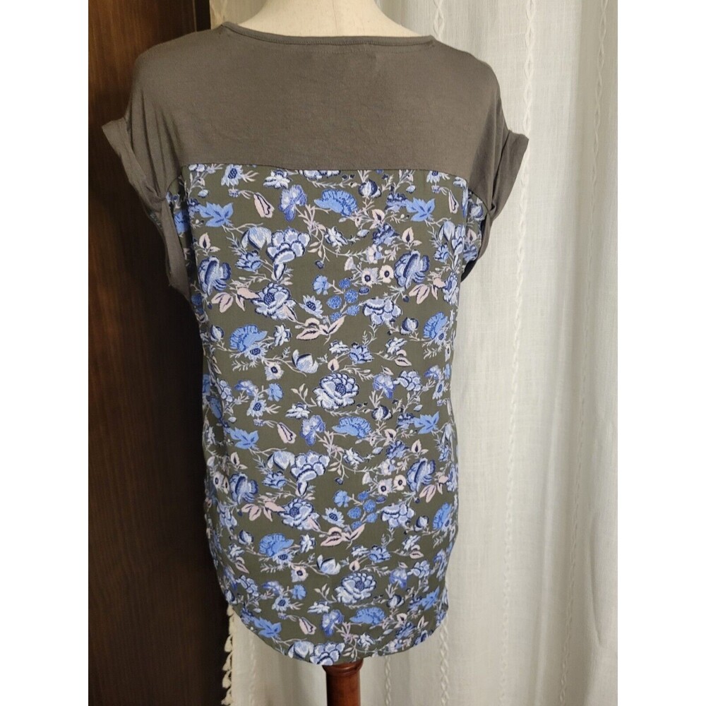 Hippie Rose Floral Top Short‎ Sleeve Lightweight Medium - Picture 3 of 8